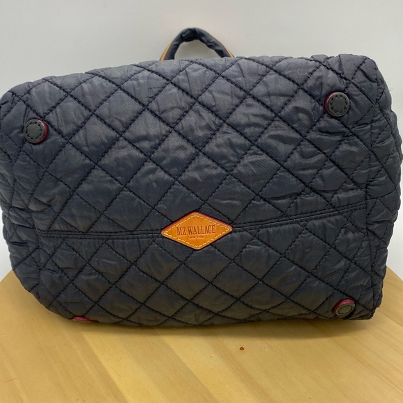 MZ Wallace Black Handbag with Pouch Included.  This is a Small Tote - Picture 9 of 9